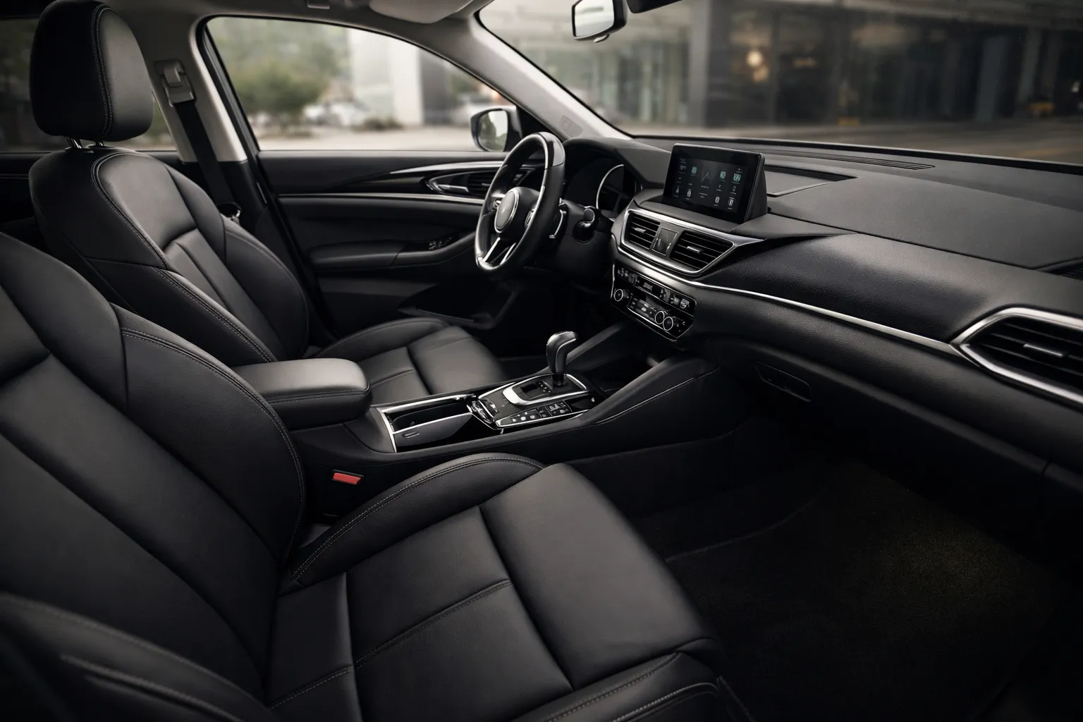 Clean interior after detailing